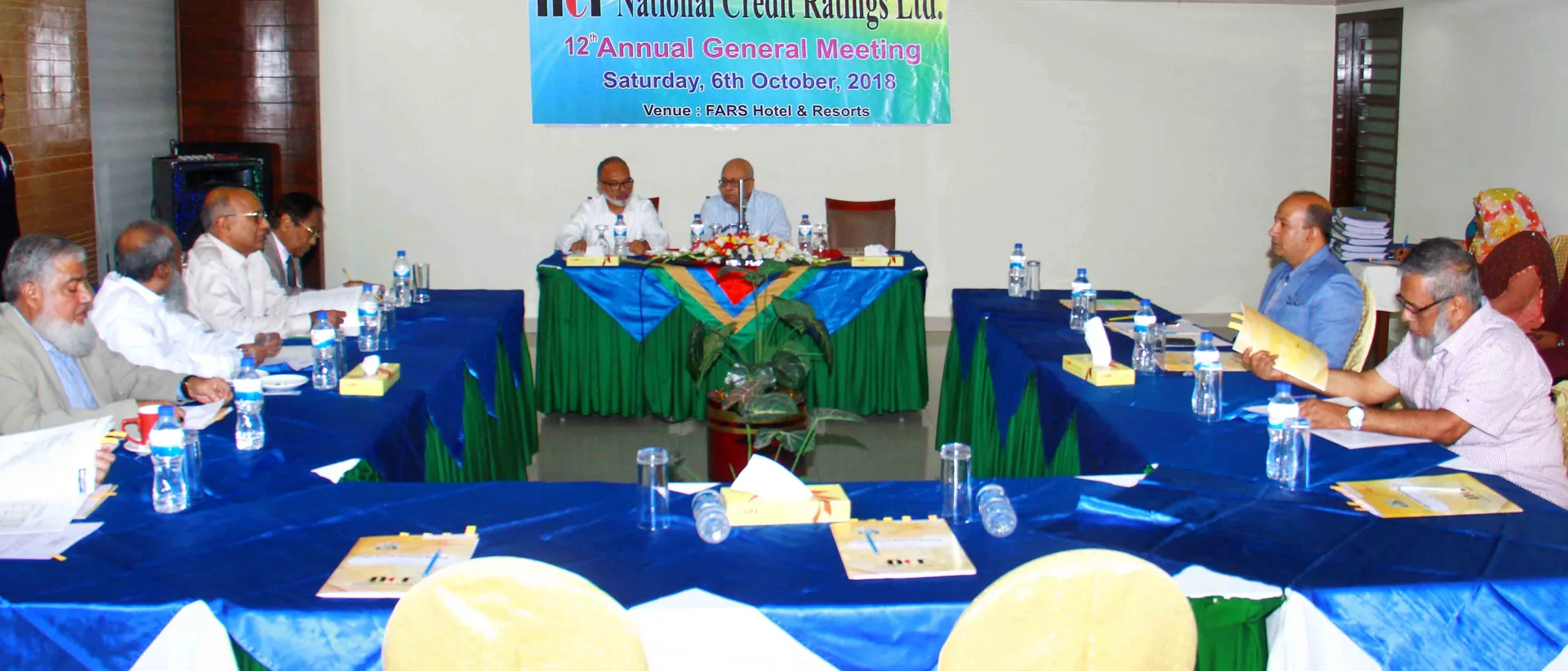 Directors of National Credit Ratings Limited seated around the table at an annual general meeting